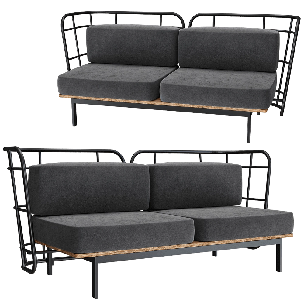 Chairs & More  - Sofa Jujube D 3D Model