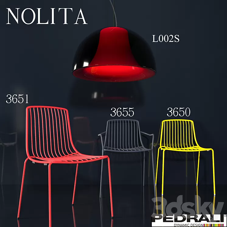 Chairs Nolita 3D Model