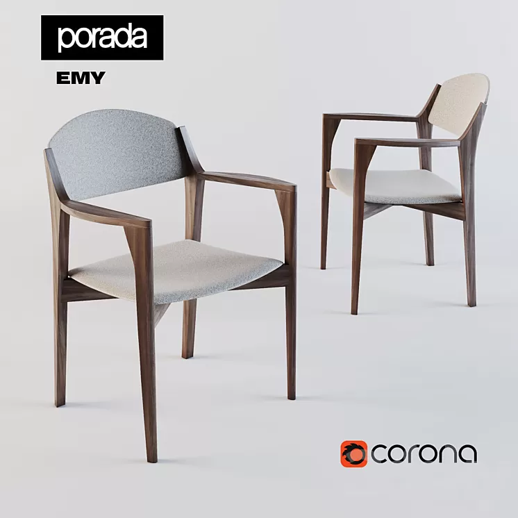 Chairs Porada Emy 3D Model