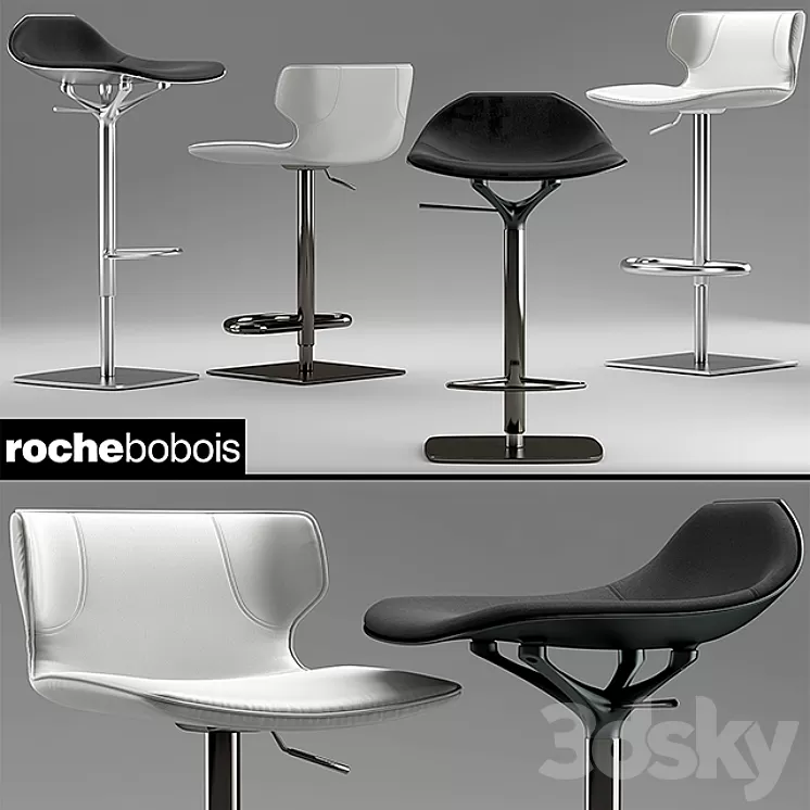 chairs roche bobois Tabouret KASUKA CHISTERA 3D Model