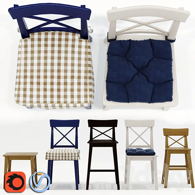 chairs Series Ingolf (INGOLF) 3DModel