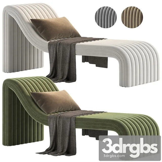 Chaise Lounge 15 3D Model Free
