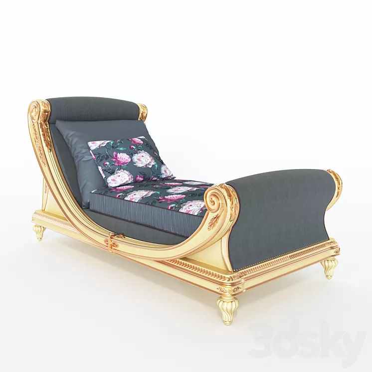Chaise lounge 6630 RIVA MOBILI D'ARTE 3D Model