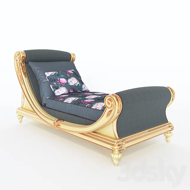 Chaise lounge 6630 RIVA MOBILI D'ARTE 3DModel