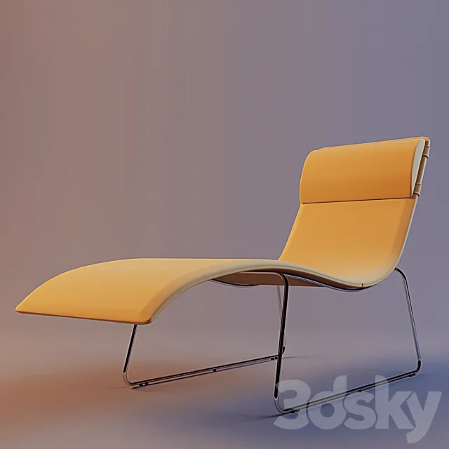 Chaise lounge-chair Midj Relax 3D Model