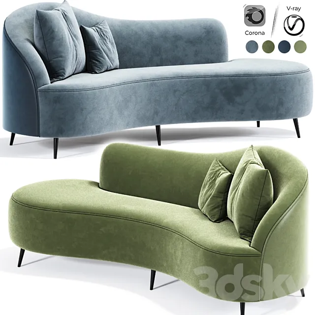 Chaise Lounge Indoor 3D Model