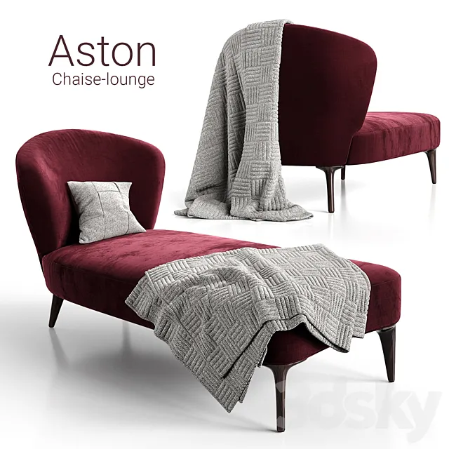 Chaise-lounge Minotti Aston 3D Model