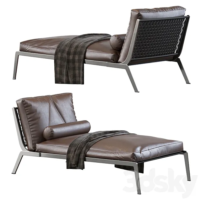 Chaiselongue Flexform Happy 3D Model