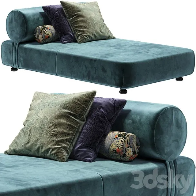 Chaises longues Moroso Mezze 3D Model