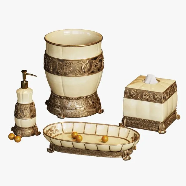 Chalmette Elegant Bath Accessories 3D Model
