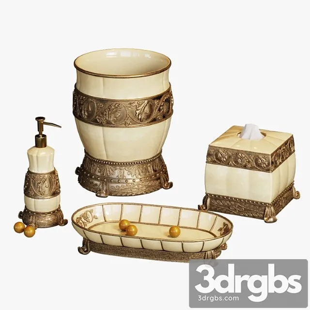 Chalmette Elegant Bath Accessories 3D Model Free