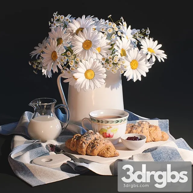 Chamomile 3D Model Free
