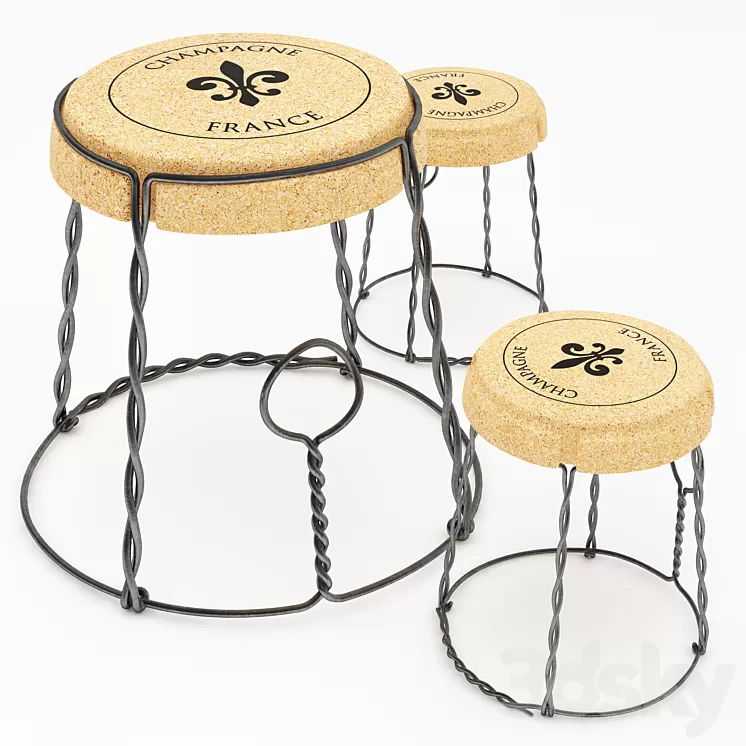 Champagne France 3D Model