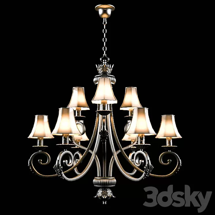 Chandelier-01 3D Model
