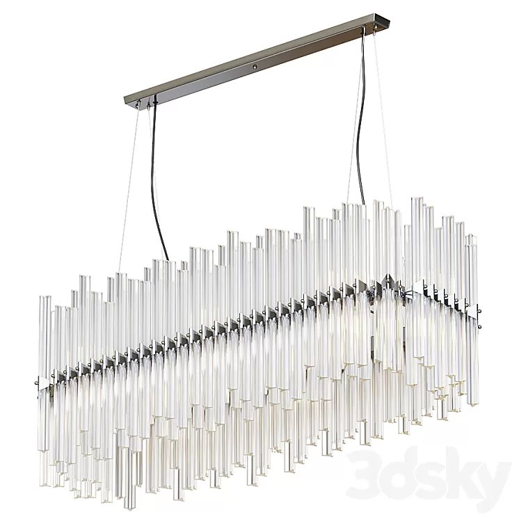 Chandelier 2054 rett by Il Paralume Marina 3D Model Free