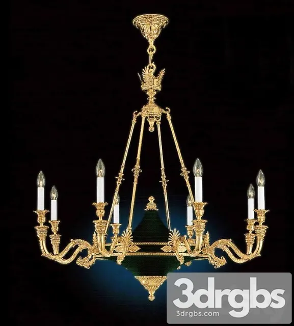 Chandelier 3 3D Model Free