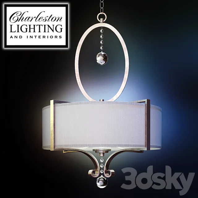 Chandelier _ Charleston lighting _ 313249 3D Model