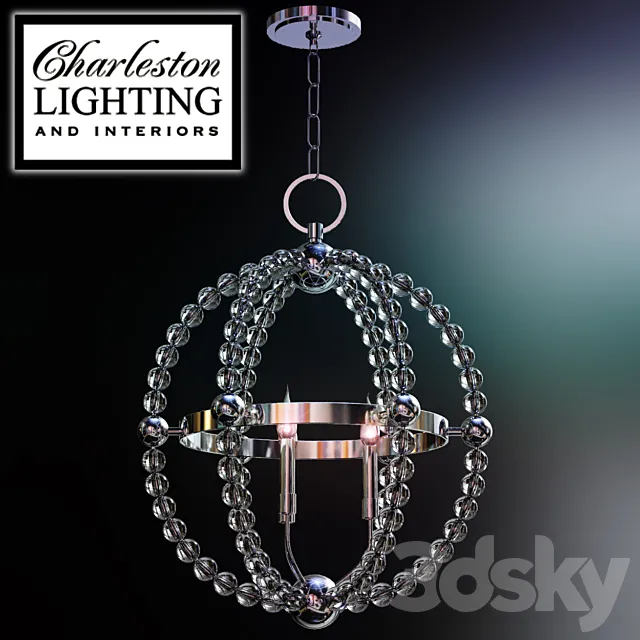 Chandelier _ Charleston lighting_249056 3D Model