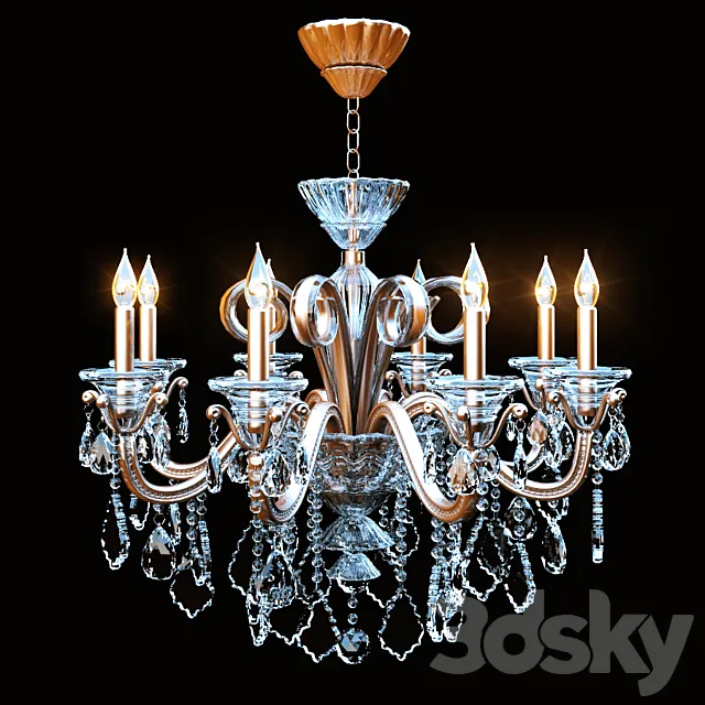 Chandelier _ Lustre LightStar 788084 Lusso 3D Model