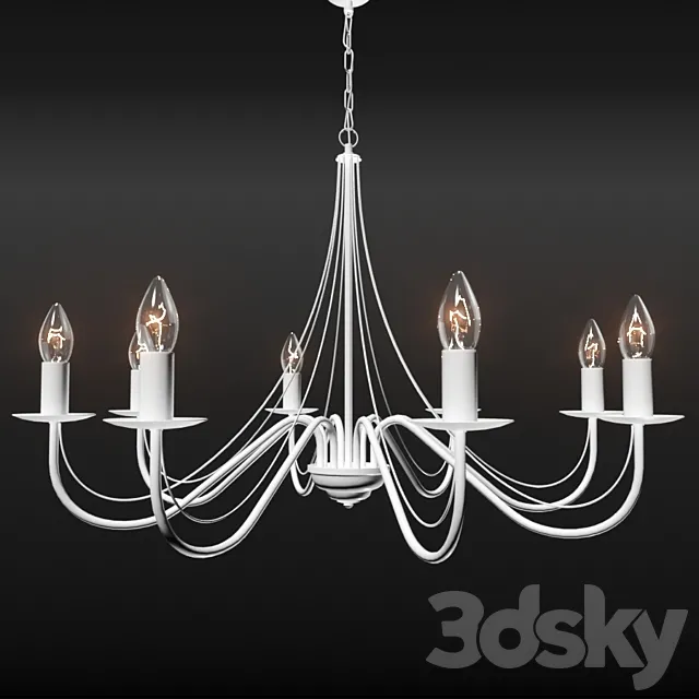 chandelier A001_8P 3D Model