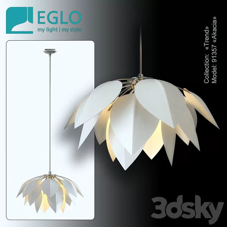 Chandelier "Akacia" 3D Model