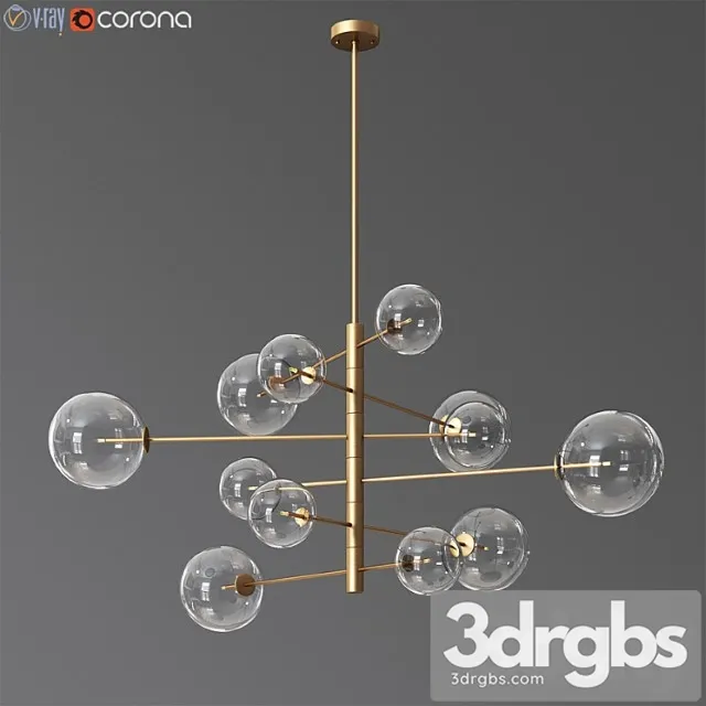 Chandelier Argento S Eichholtz 3D Model Free