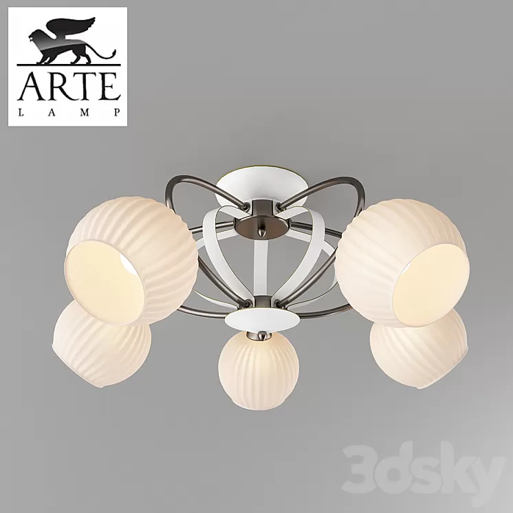 Chandelier ARTE LAMP A6342PL-5WG 3D Model