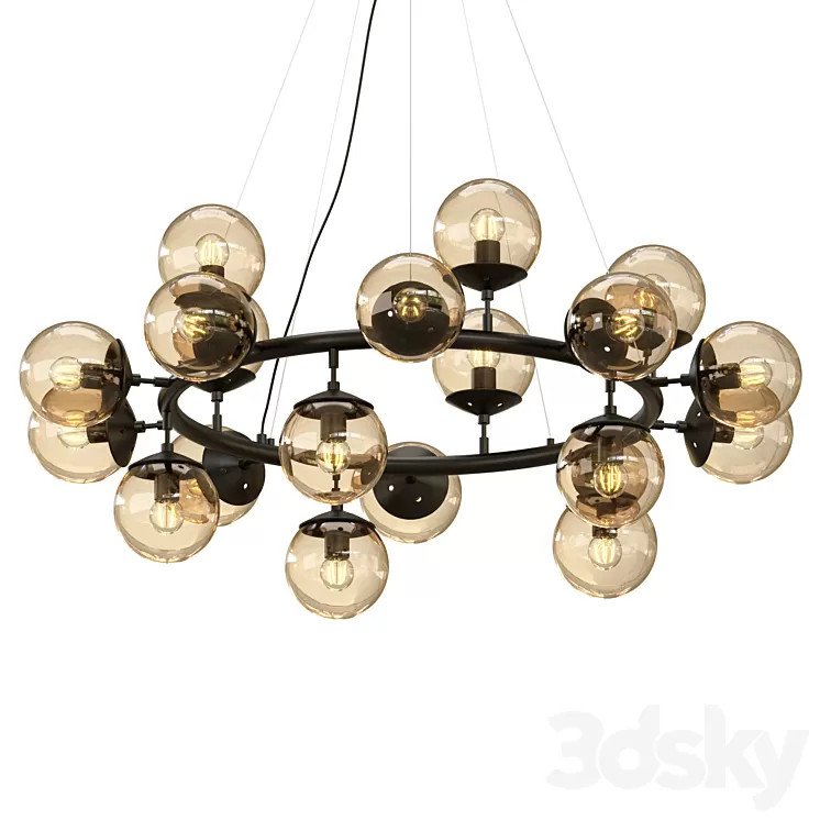 Chandelier Arte Lamp Bolla 3D Model