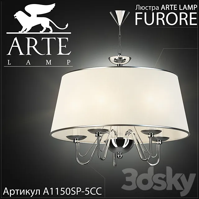 chandelier Arte lamp Furore A1150SP-5CC Free Download