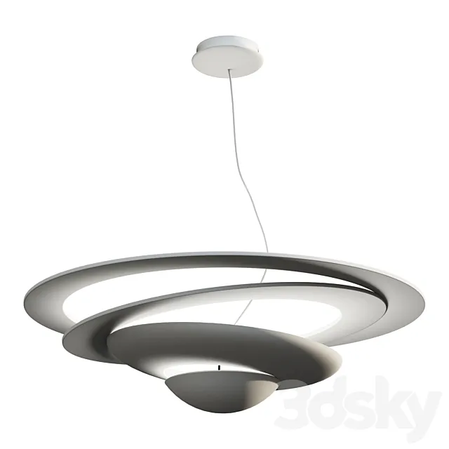 Chandelier ARTEMIDE PIRCE HANGLAMP lamp 3D Model