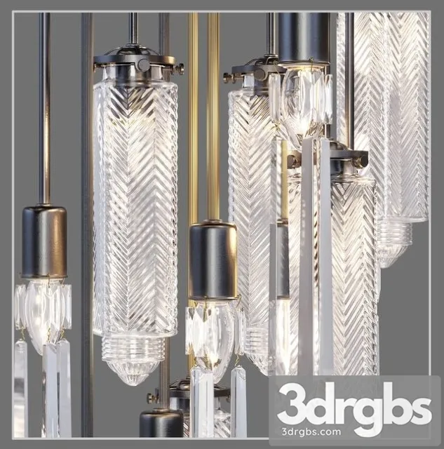 Chandelier AXIS 12 ARM FIXTURE 2015 3D Model Download