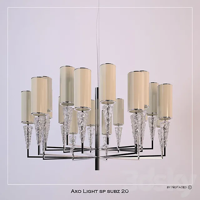 chandelier Axo Light sp subz 20 3DModel