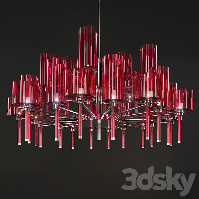 Chandelier AXOLIGHT SP SPIL 30 3D Model