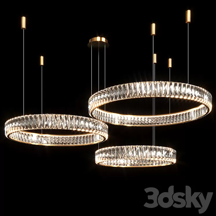 Chandelier B265 04 3D Model