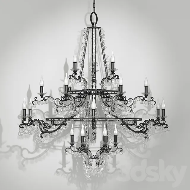Chandelier Baga Morgana 3D Model