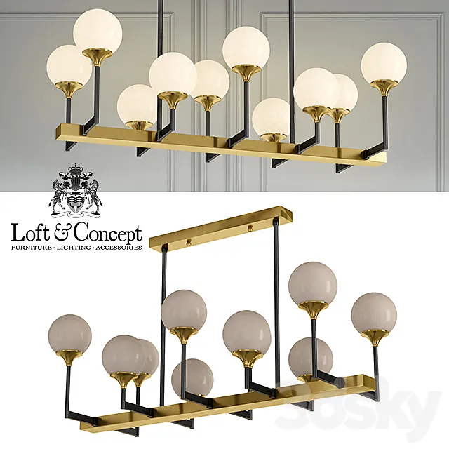 Chandelier Ball Valley Chandelier 10 3DModel