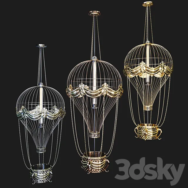 Chandelier “Balloon” 3D Model