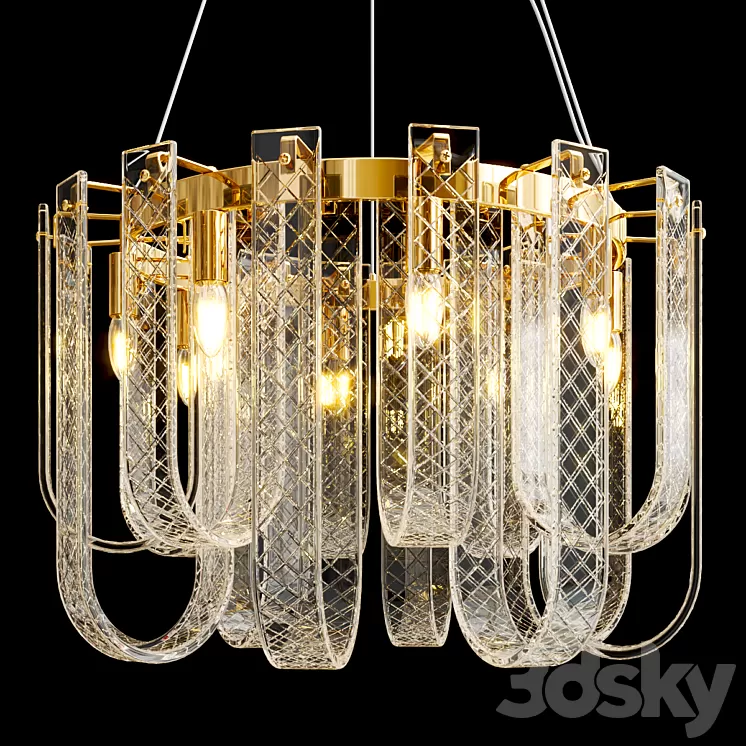 Chandelier Bandiera 3D Model Free