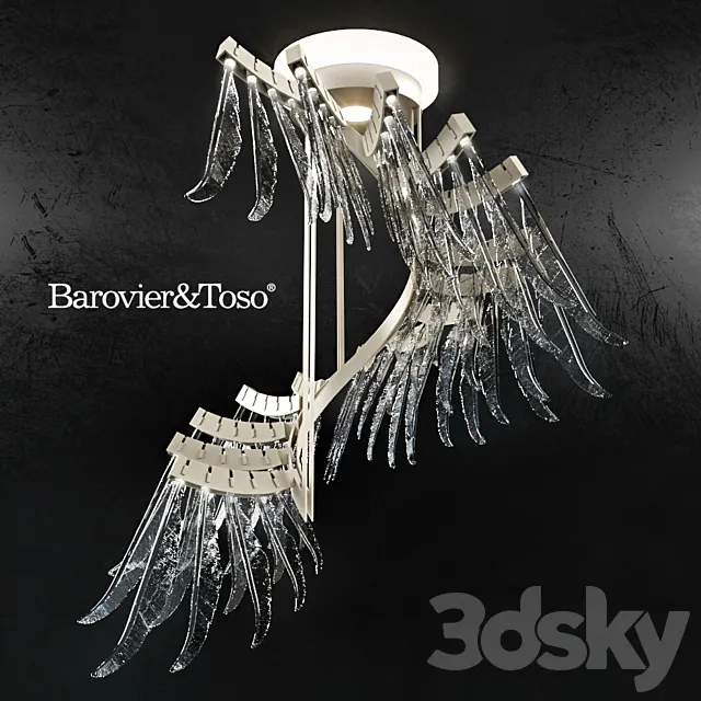 Chandelier Barovier & Toso Angel 7248 3D Model