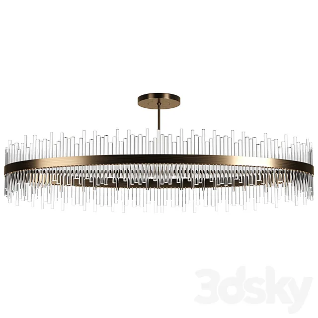 Chandelier Bella Figura BOND STREET OVAL CHANDELIER CL122-OVAL-200 3D Model