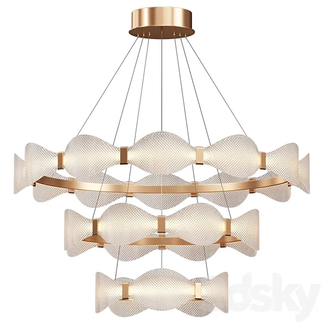 Chandelier BERTINA Lampatron 3D Model