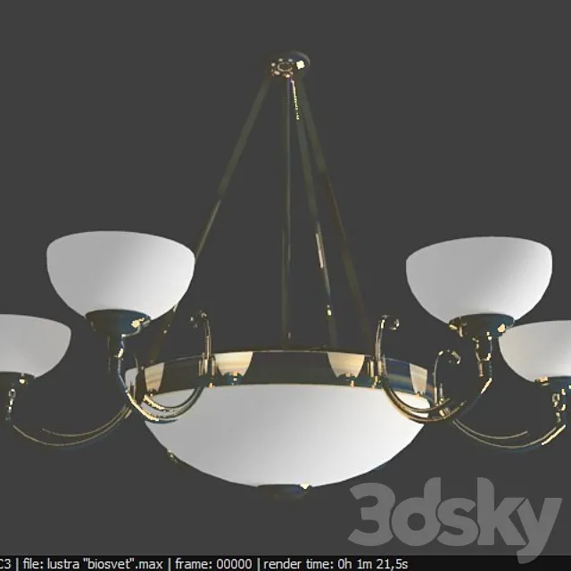 Chandelier Biosvet 3D Model