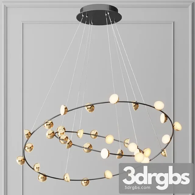 Chandelier bloom two rings