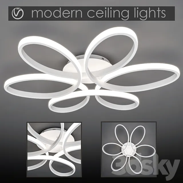 Chandelier BLUE TIME luminarias 3D Model