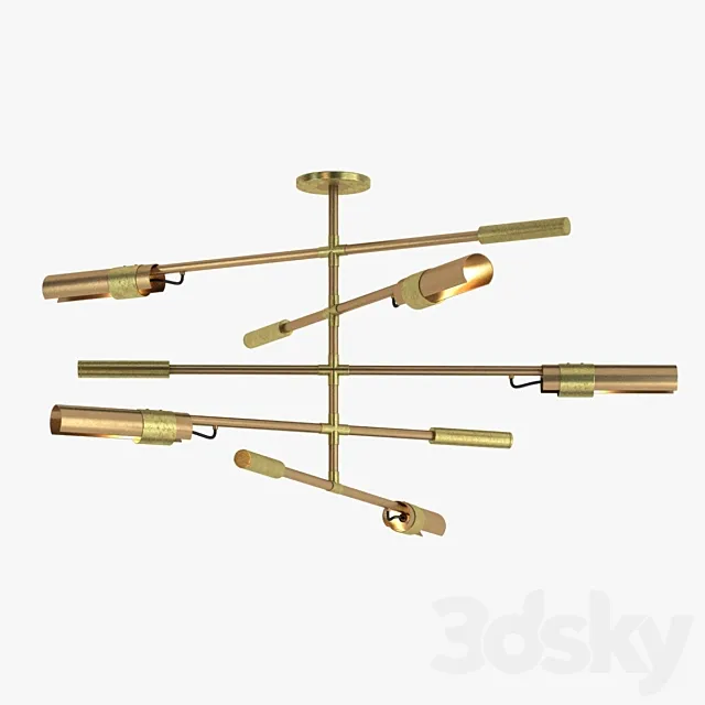 Chandelier Brabbu Koben 3D Model