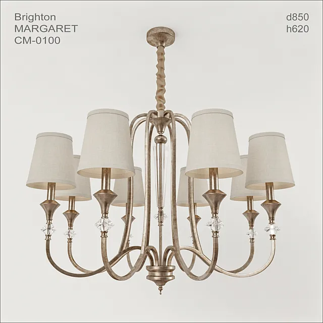 chandelier Brighton MARGARET CM-0100 3DModel