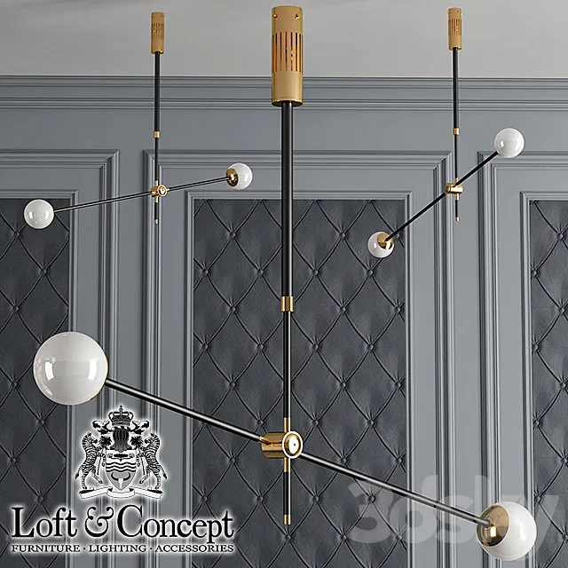 Chandelier Bullarum Si-2 Chandelier 3D Model