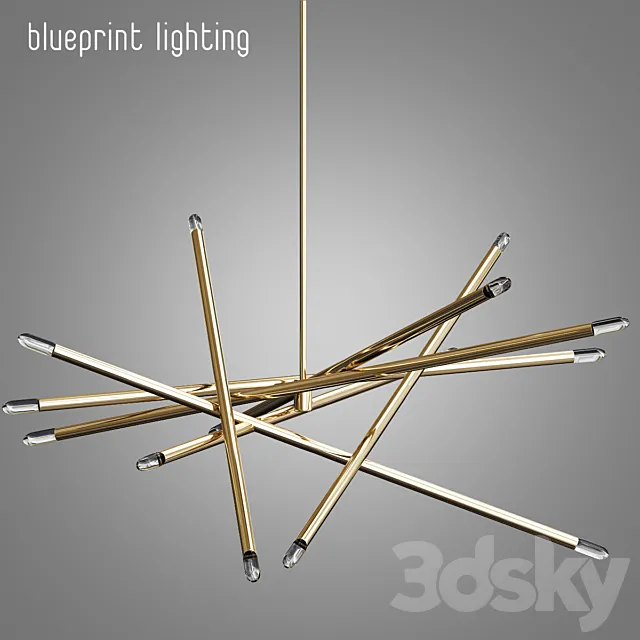 Chandelier by Blueprint Lighting 3D Model