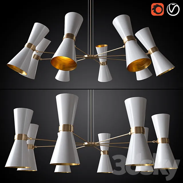 Chandelier CAIRO MULLAN 3DModel