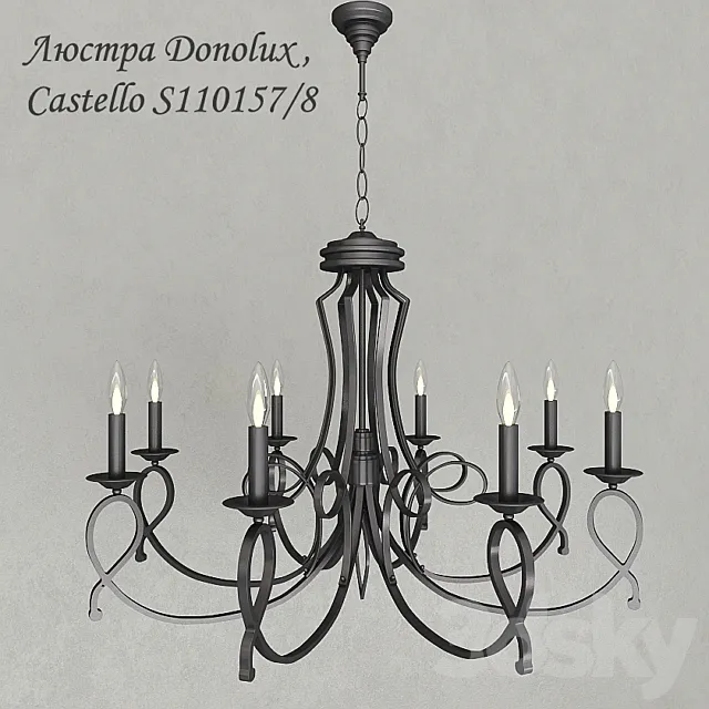 Chandelier Castello S110157 _ 8 3DModel